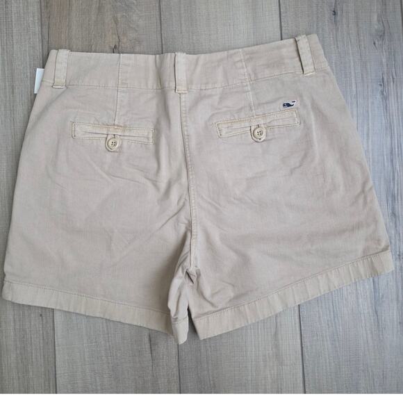 Vineyard Vines 5" Herringbone Every Day Shorts Sand Shorts Women Sz 8 - Picture 3 of 11